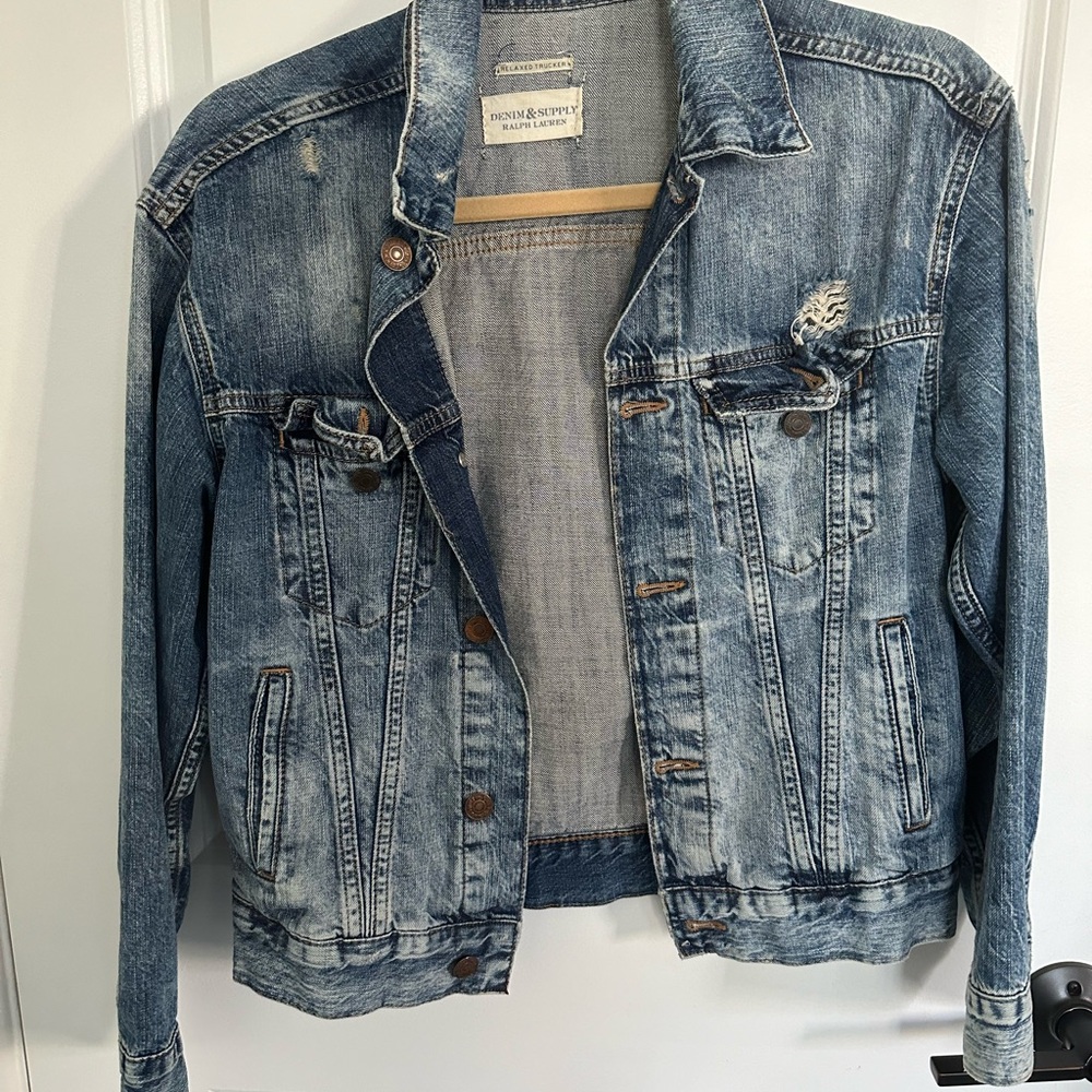 Denim & Supply Ralph Lauren Blue Lightweight Jacket
